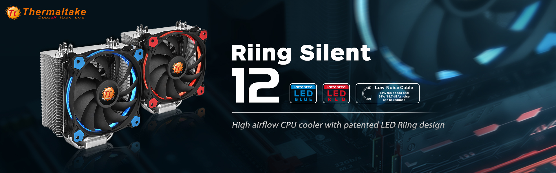 Thermaltake Riing Silent 12 CPU Cooler Series