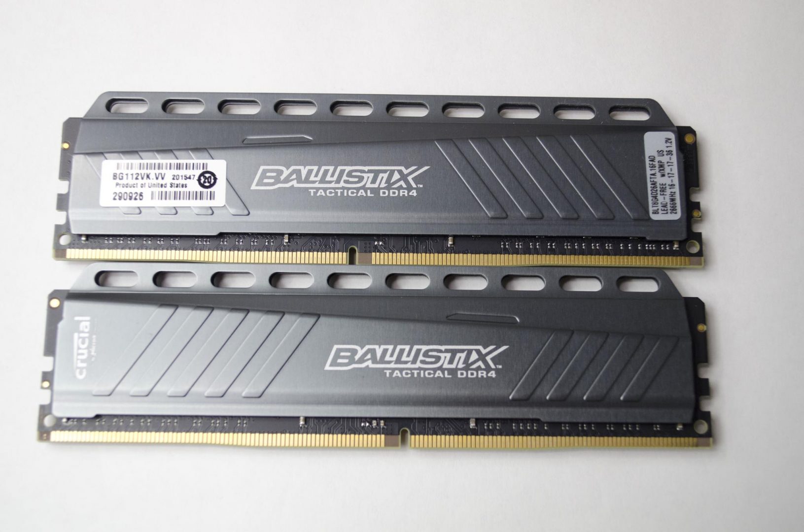 crucial ballistix tactical ddr4 2666mhz ram