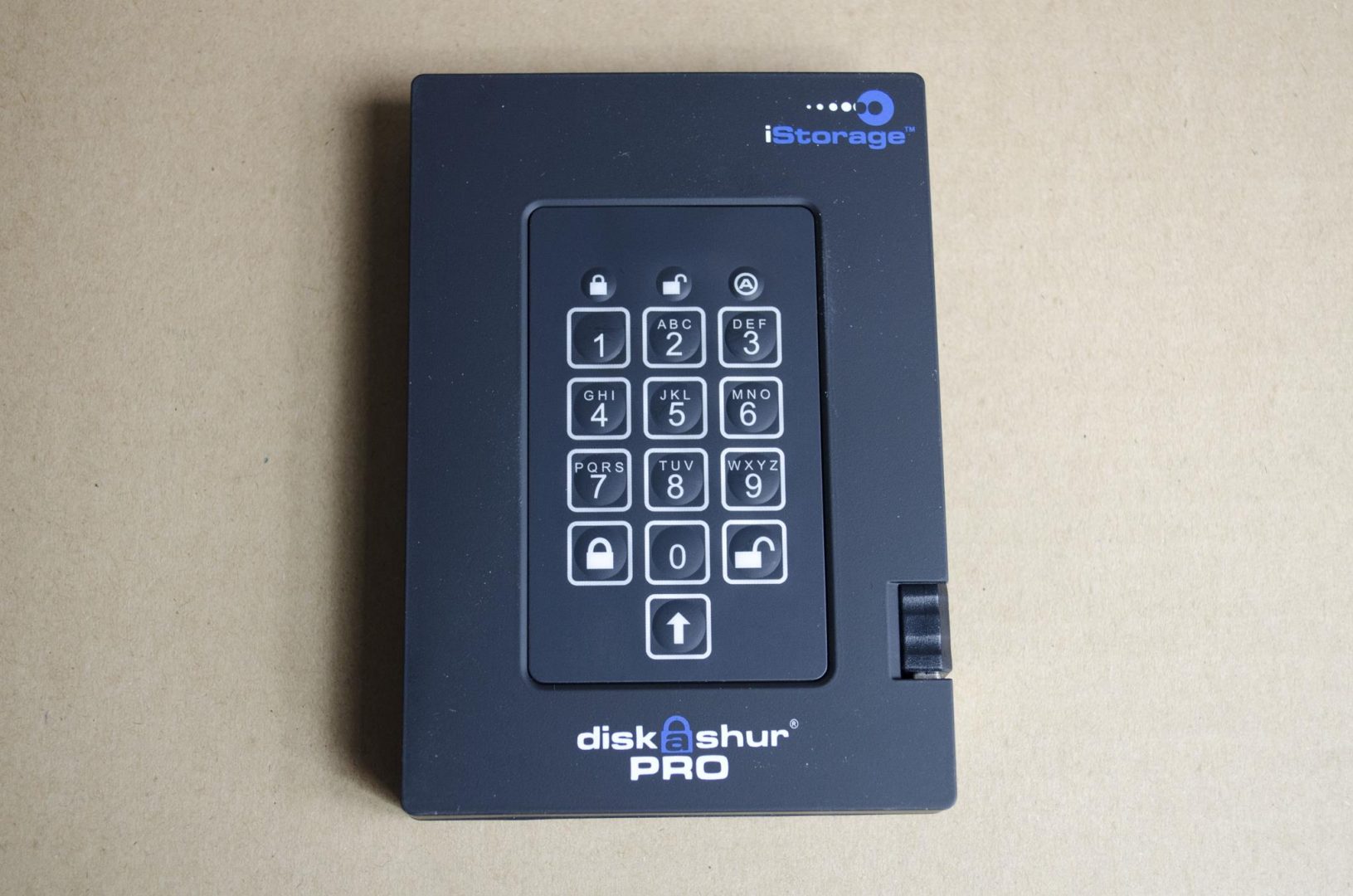 iStorage diskAshur Pro portable encrypted USB 3 hard drive 6