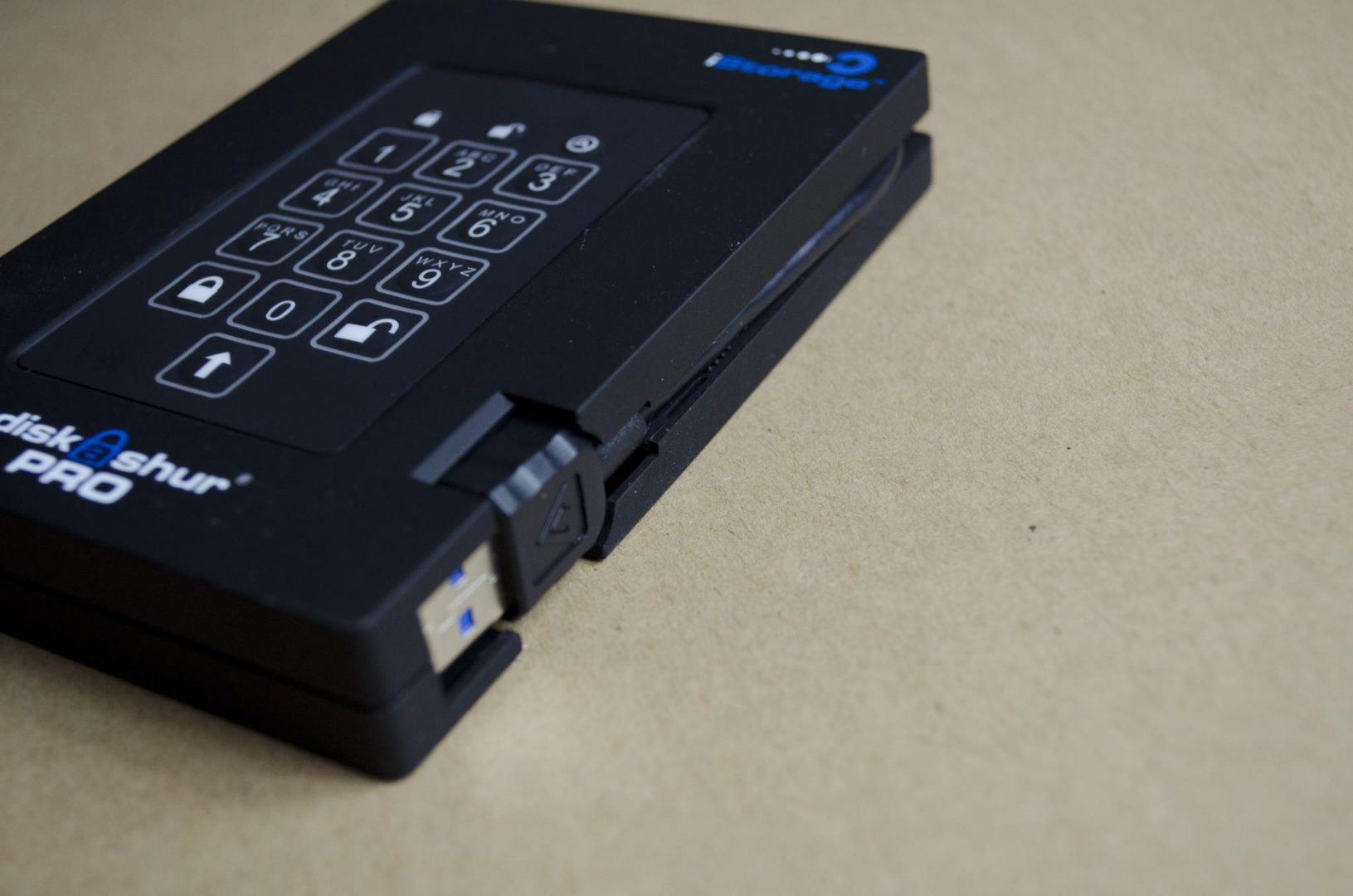 iStorage diskAshur Pro portable encrypted USB 3 hard drive 7