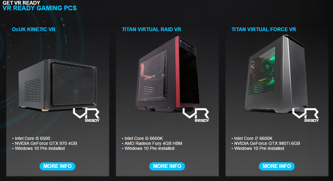Overclockers UK and HTC Team Up To Bring You Virtual Reality Ready Gaming PC's 10 oicup vr pc 2