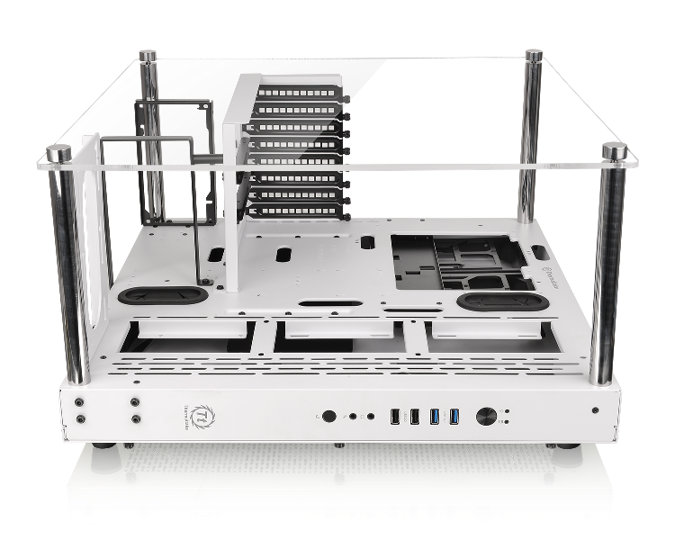 Thermaltake Core P3 Snow Edition ATX Wall-Mount Chassis-3 Way Placement Layout