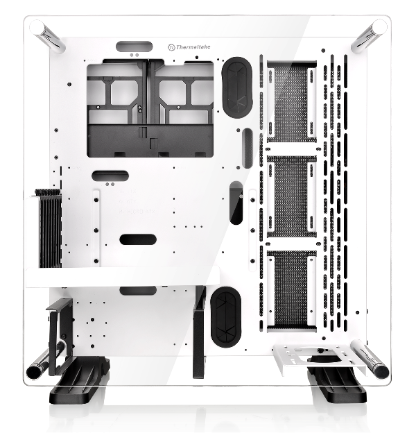 Thermaltake Core P3 Snow Edition ATX Wall-Mount Chassis-Fully Modular