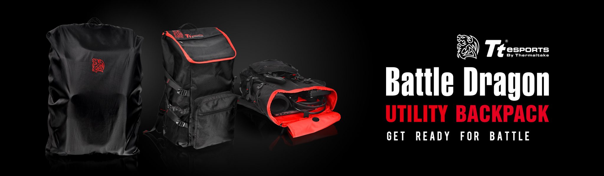 Tt eSPORTS BATTLE DRAGON UTILITY BACKPACK_ Banner