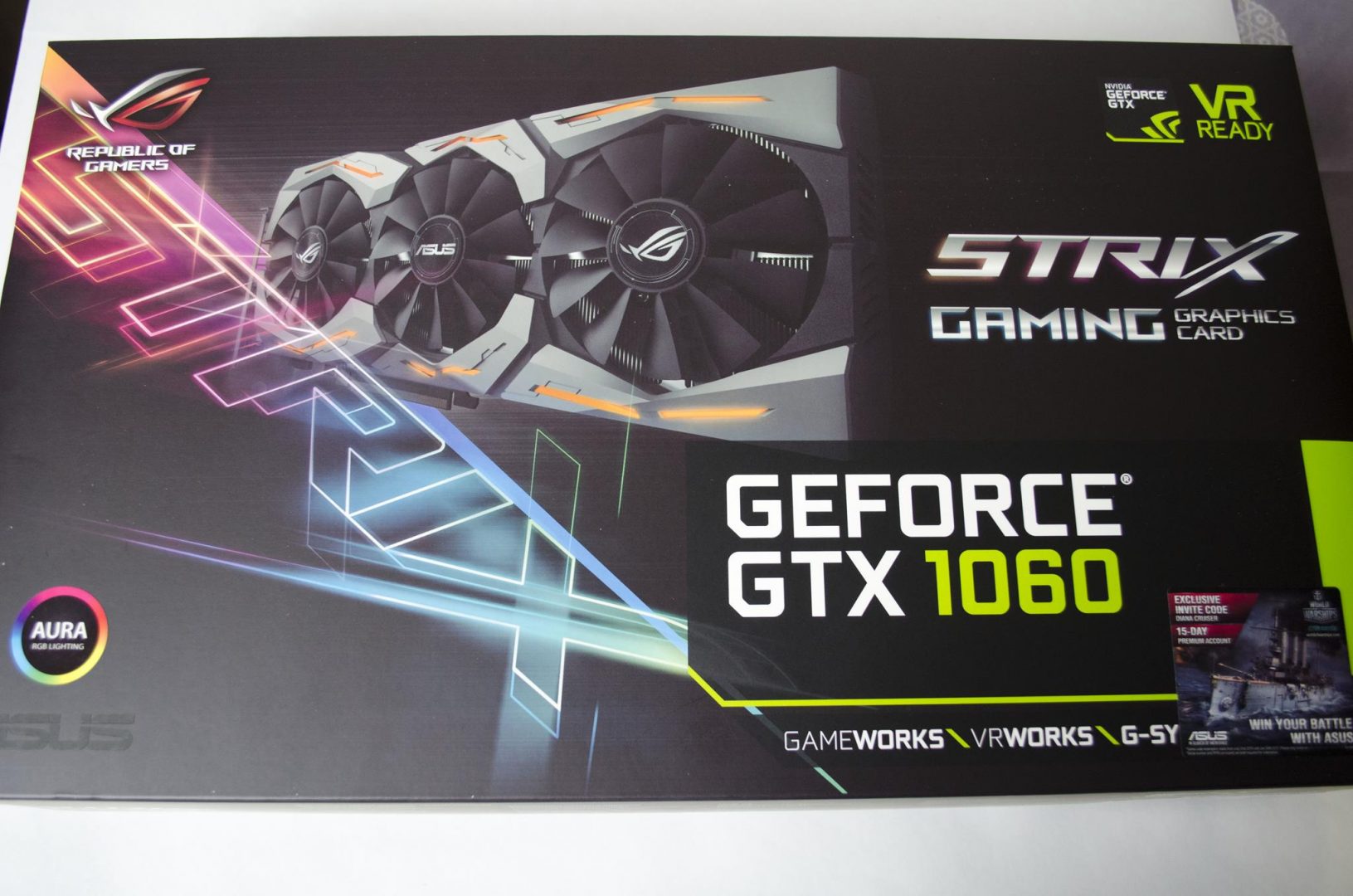 ASUS Republic of Gamers Announces Strix GeForce GTX 1060