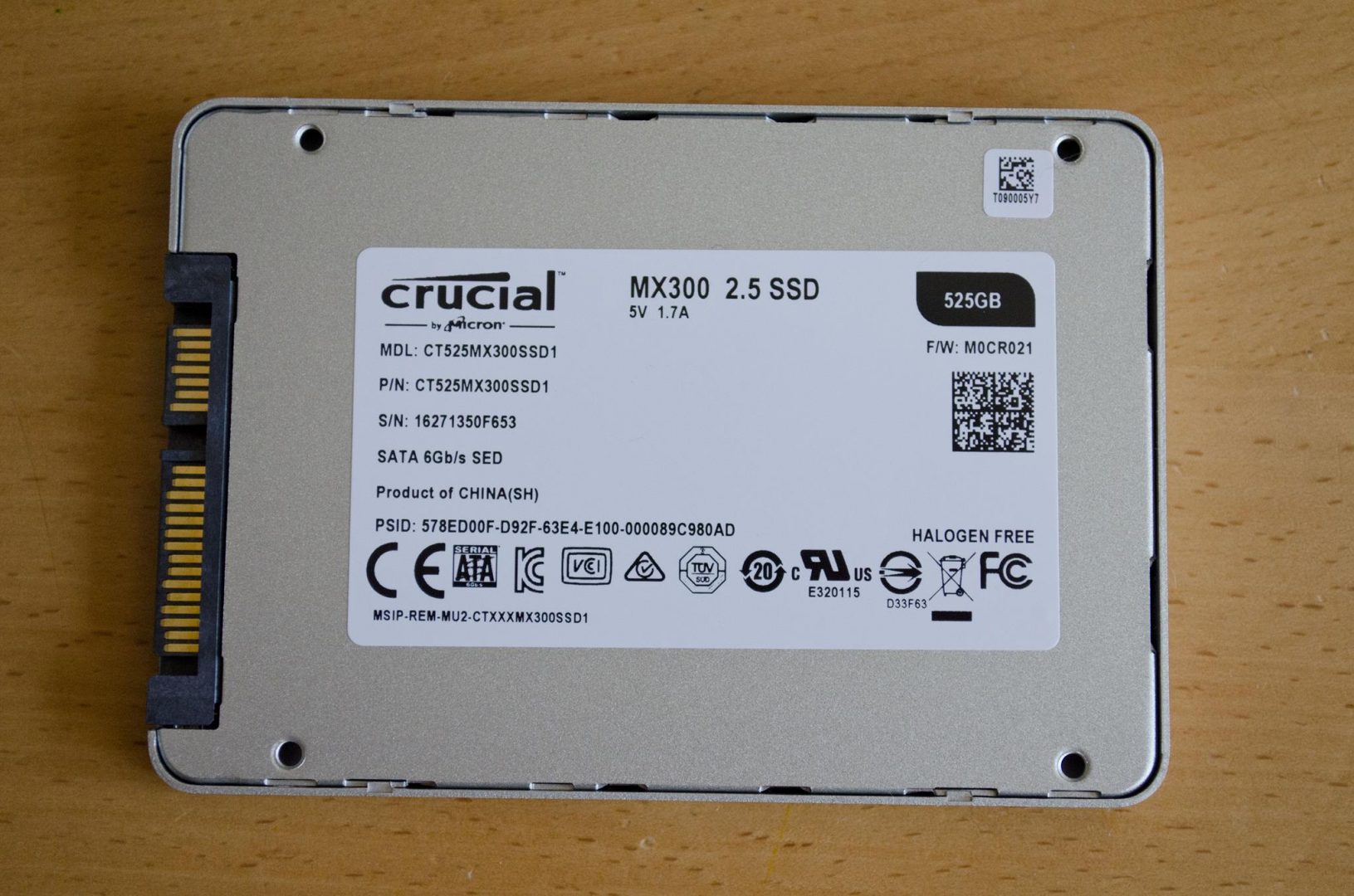 Forfait SSD Imac Alu, 500 Go Crucial MX300