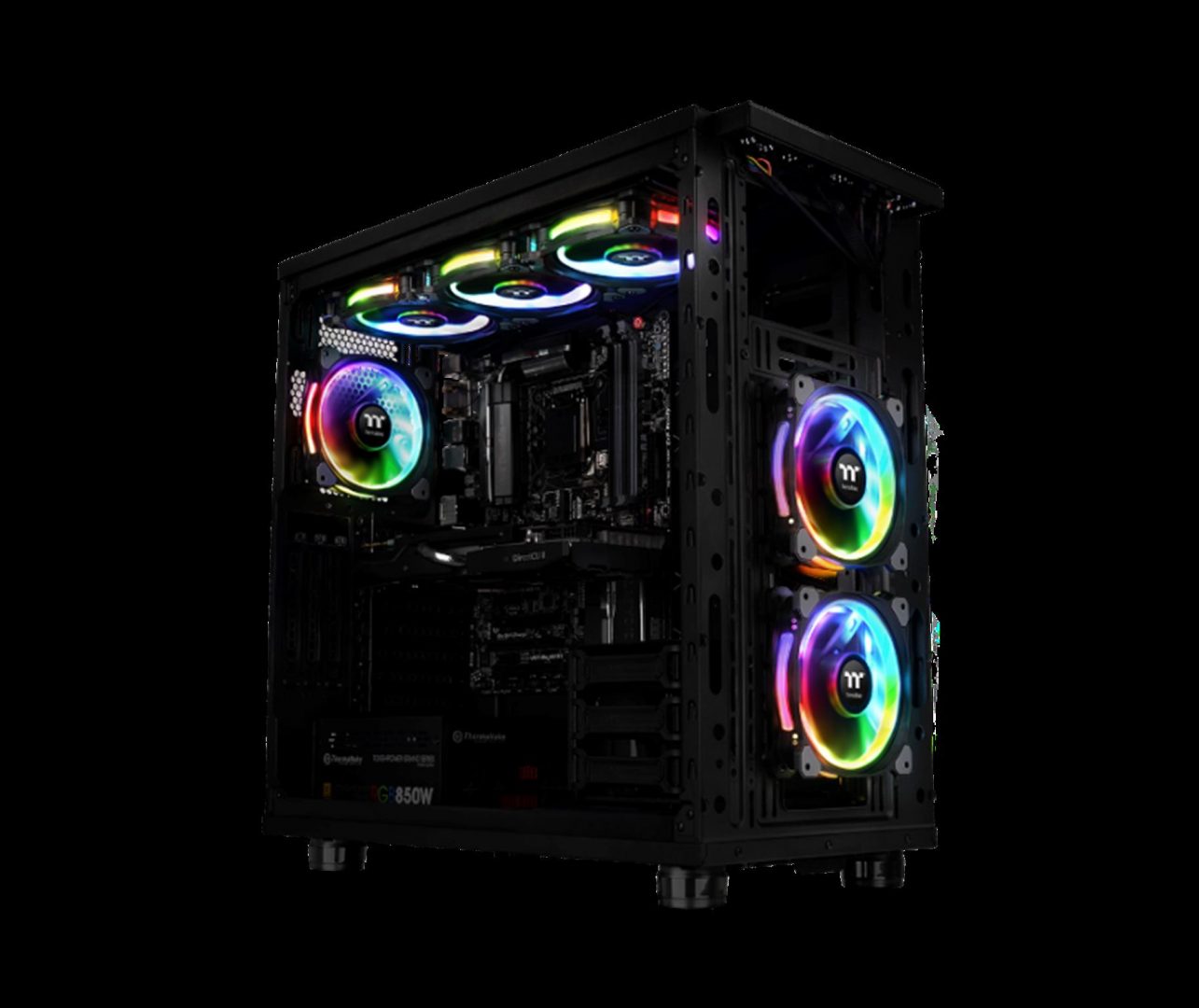 Thermaltake New Riing Plus 12 LED RGB Radiator Fan_2