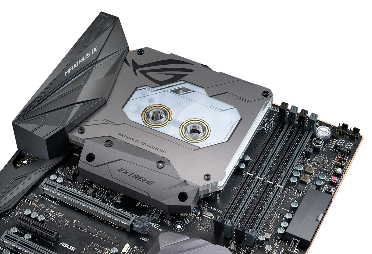 ROG MAXIMUS IX EXTREME_Monoblock_M.2 heatsink