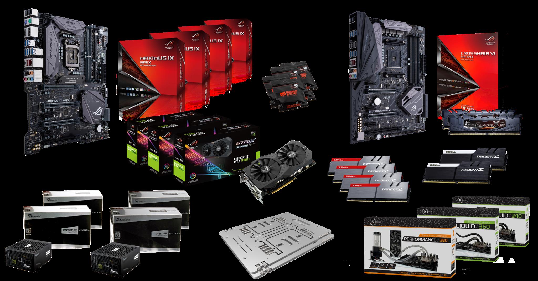 ROG OC Showdown Team Edition Overall Prizes