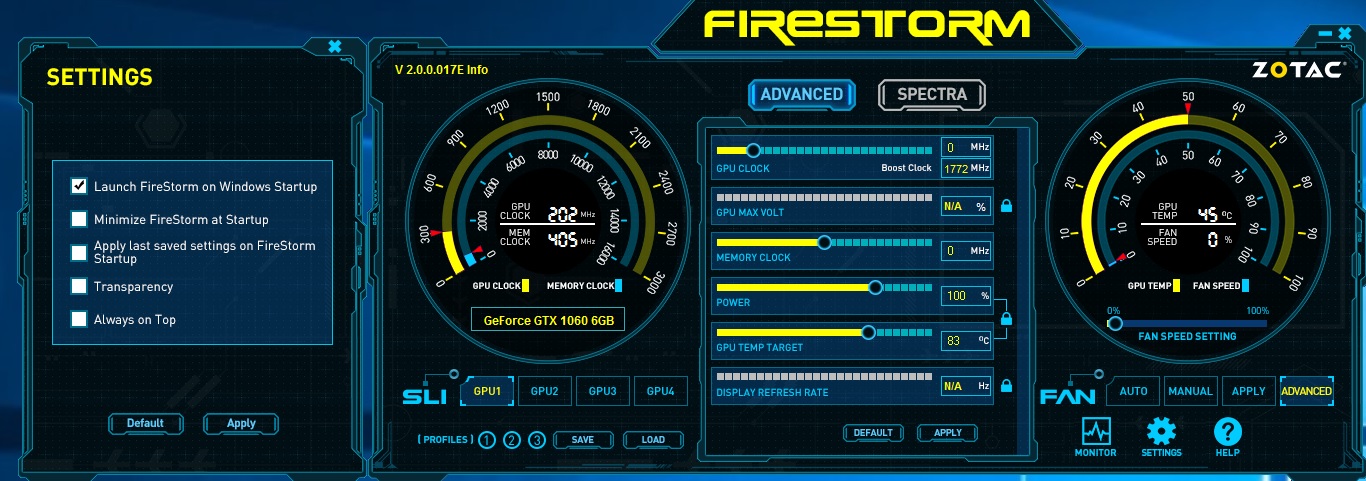 zotac firestorm 3