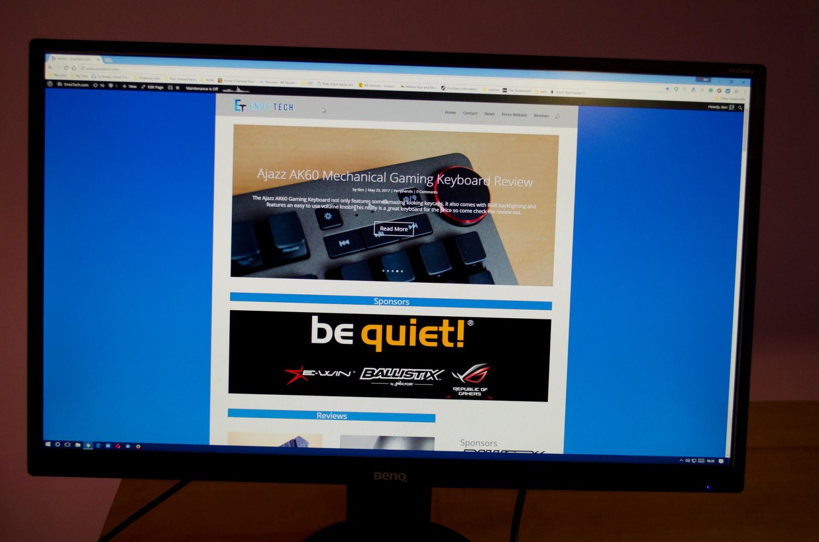 BenQ GL2706PQ Monitor review 10