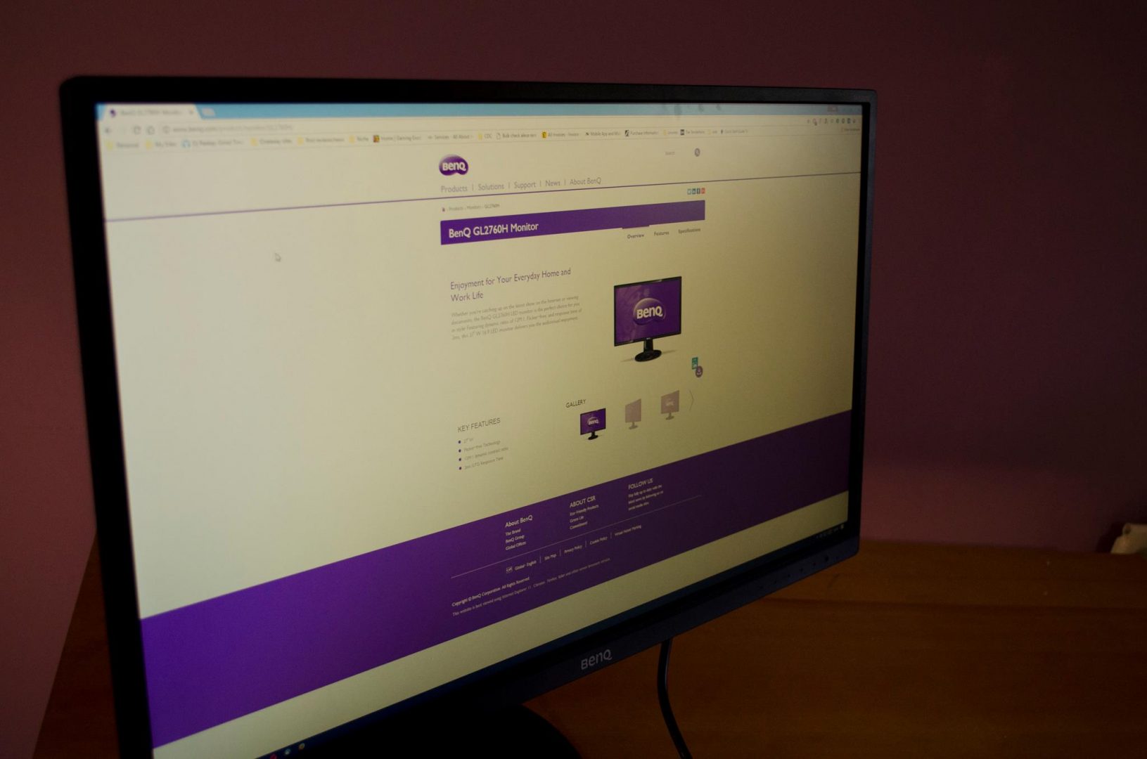 BenQ GL2706PQ Monitor review 11