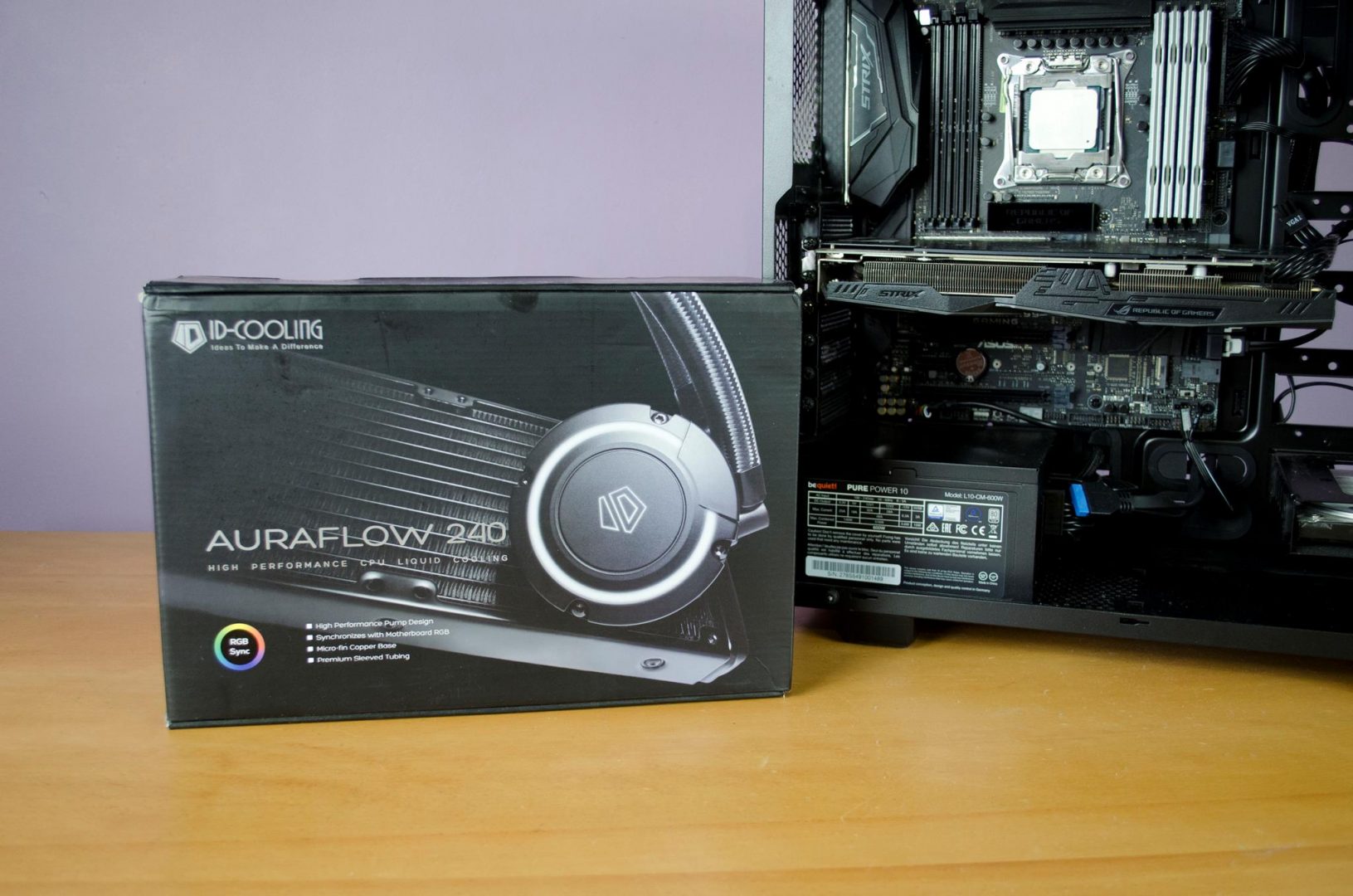 id cooling auraflow 240 aio review