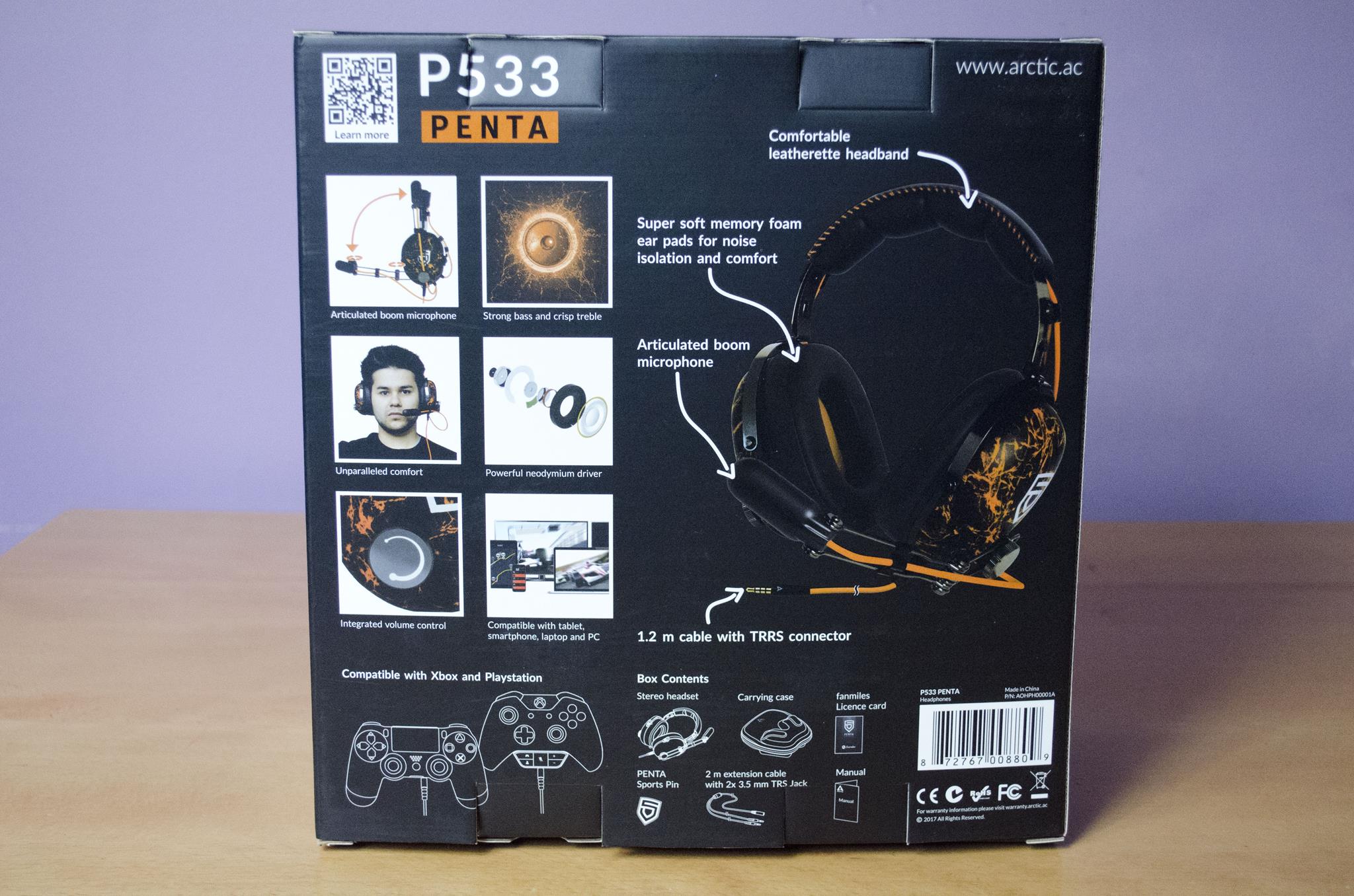 arctic p533 penta gaming headset 1