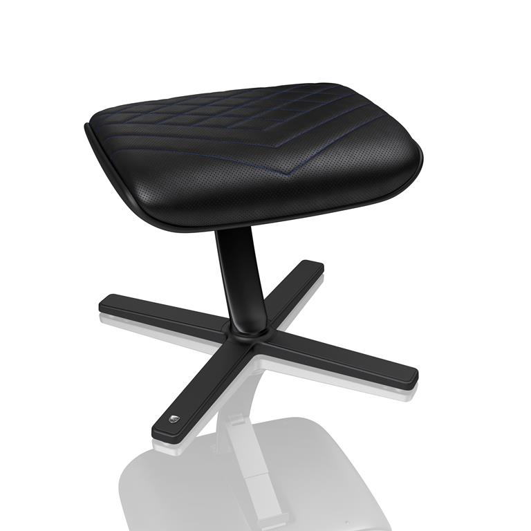 noblechairs Foot Rest PU Black Blue 0000