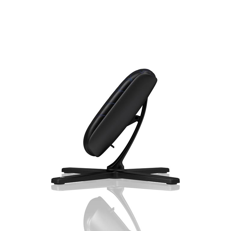 noblechairs Foot Rest PU Black Blue 0009