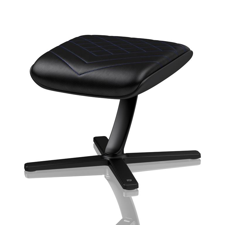 noblechairs Foot Rest PU Black Blue 0012