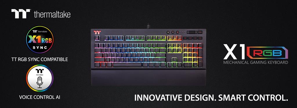 Thermaltake TT Premium X1 RGB Cherry MX Mechanical Gaming Keyboard