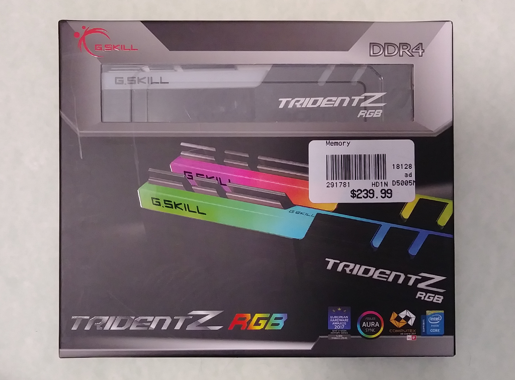 Trident Z RGB Box Front