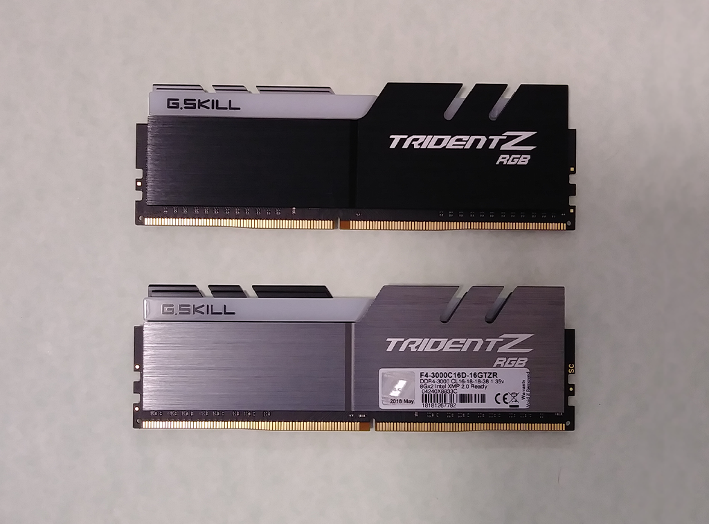 Trident Z RGB Open Front and Back