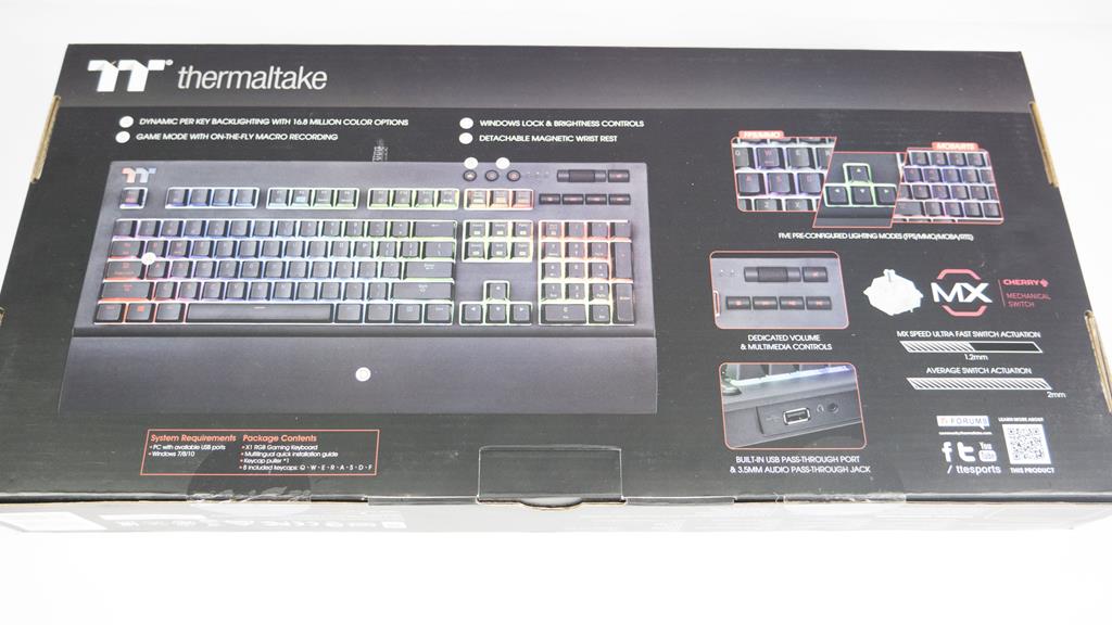 Thermaltake X1 RGB Mechnical gaming keyboard 1