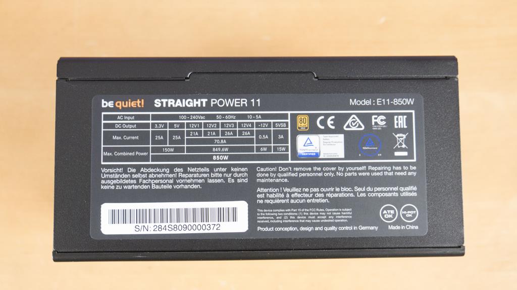 be quiet straight power 11 850w psu 8