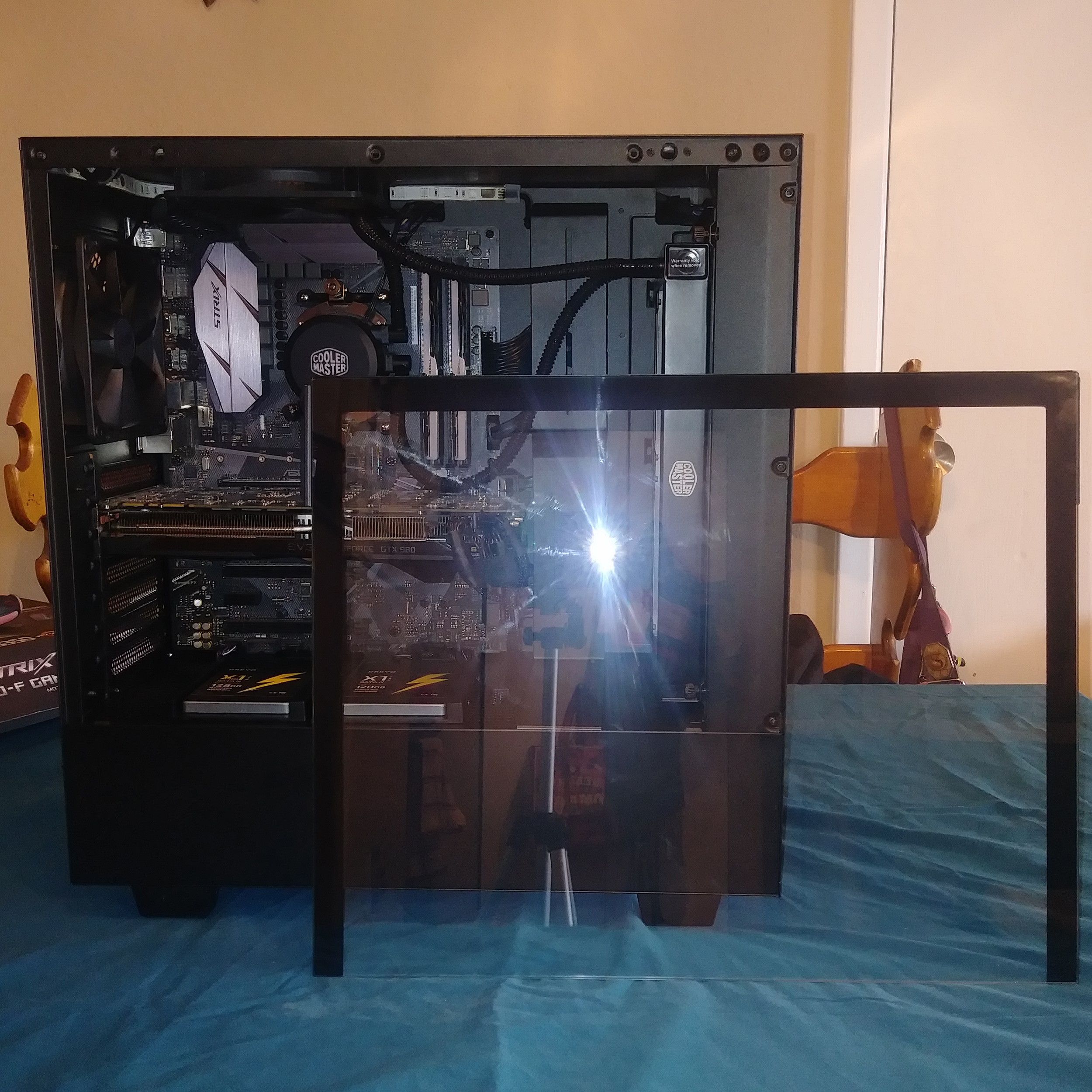 H500 Complete Build Glass Resting