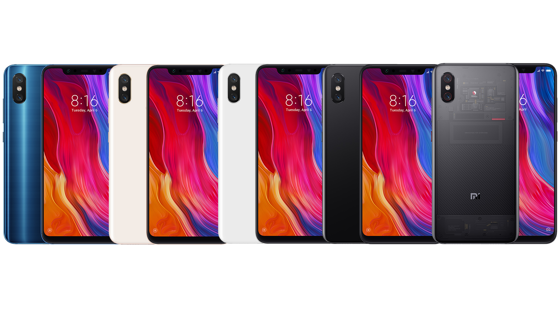 Xiaomi mi8 review colours