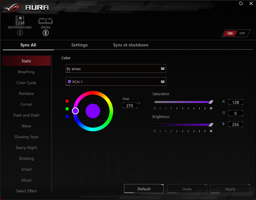 AURAFLOW X 240 RGB Software