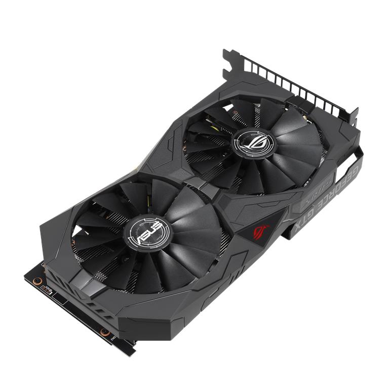 ROG STRIX GTX 1650 3D back Red