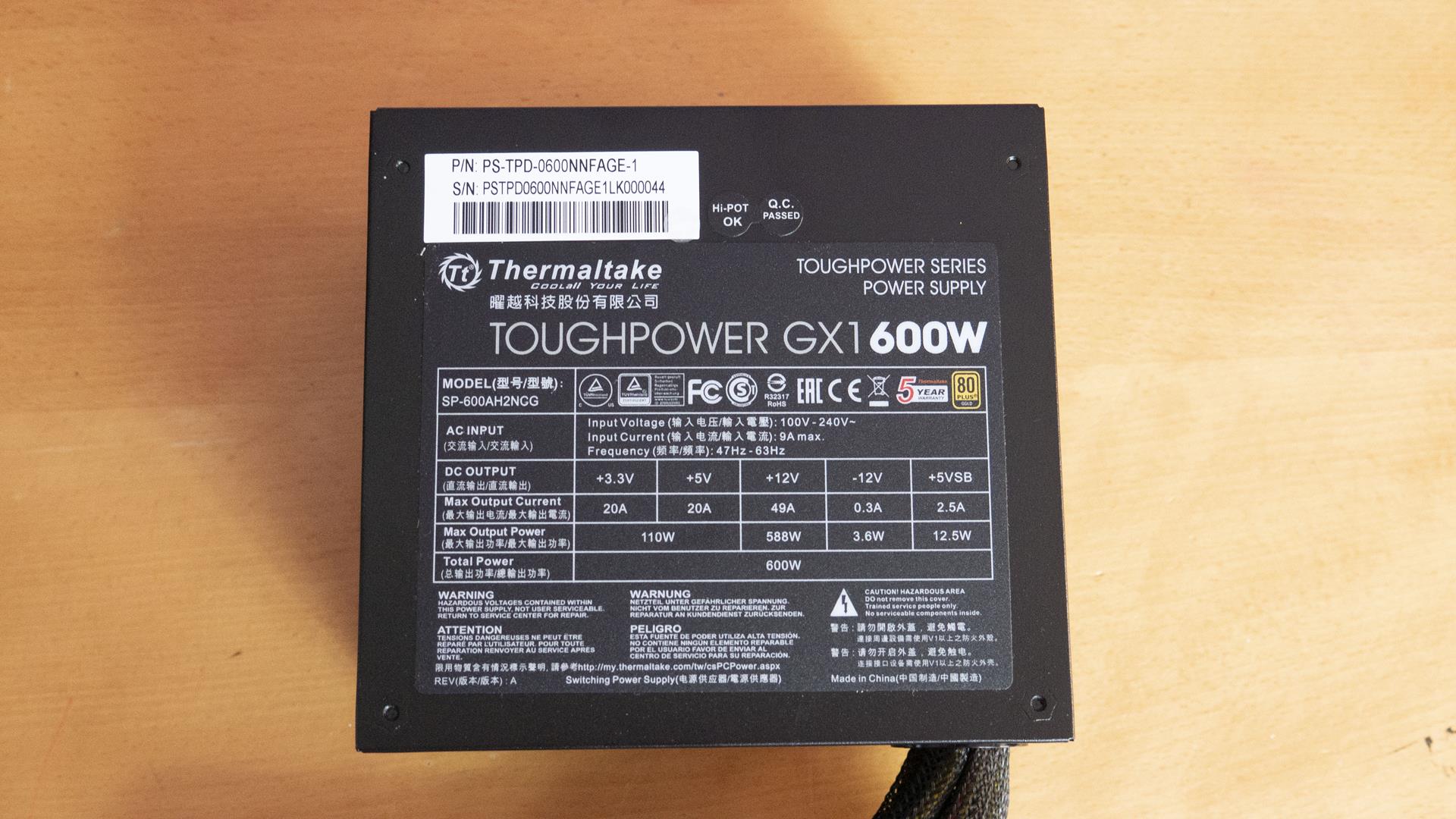 Toughpower GX1 600W PSU Review 6 Copy