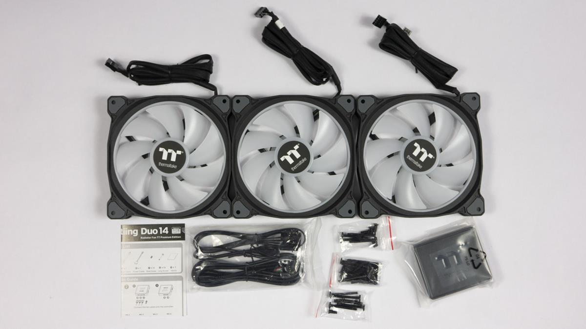 Tt Riing DUO 14 Radiator Fan 3