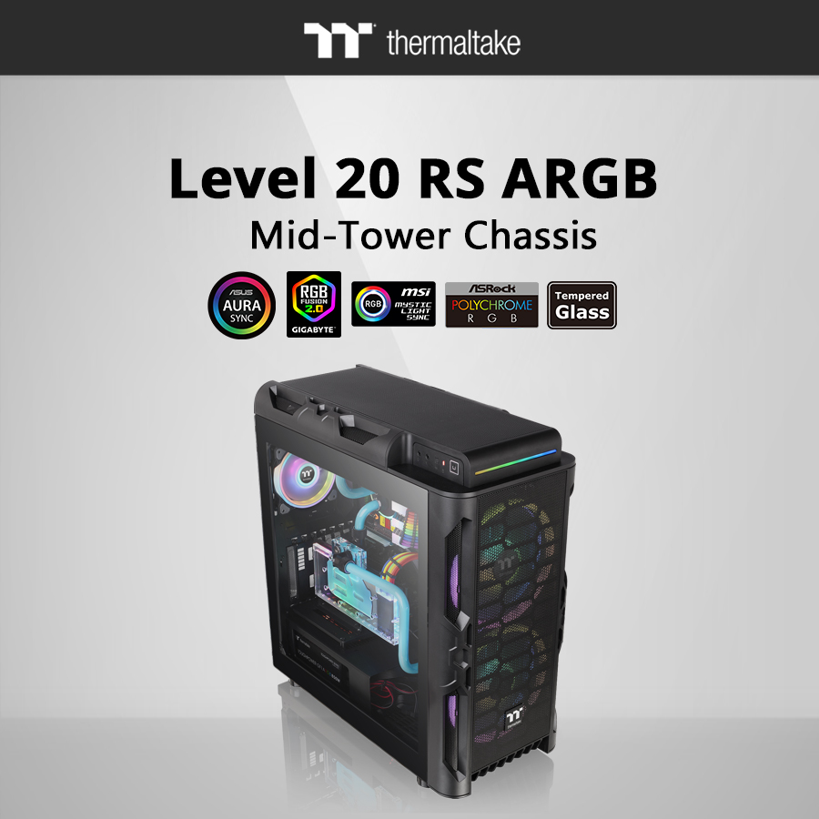 Thermaltake New Level 20 RS ARGB Mid Tower Chassis 2