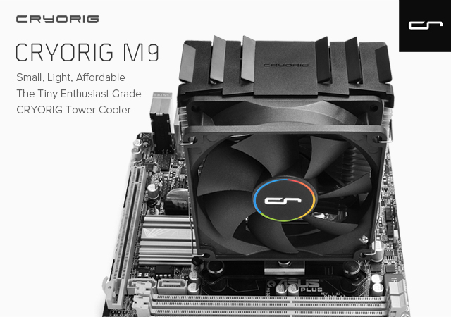 CRYORIG Releases The M9i & M9a Ultra Compact Tower Coolers