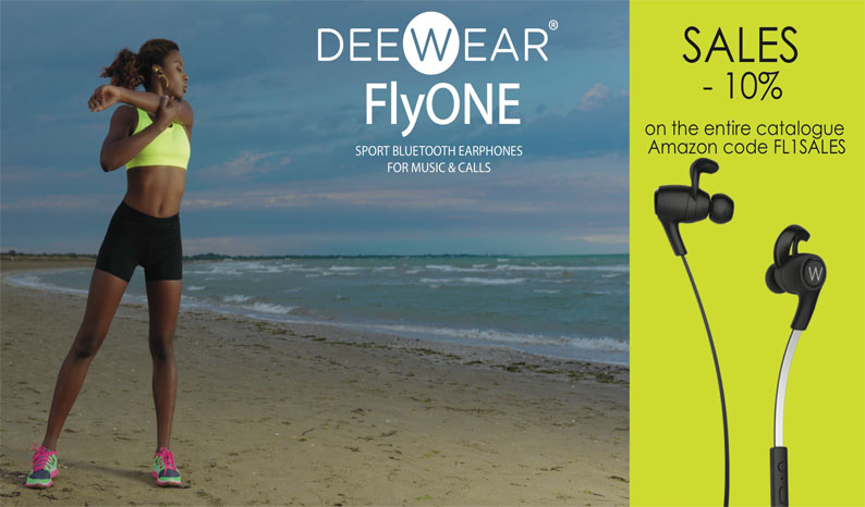 Deewear is having a 10% off sale on their FlyONE Sport Bluetooth Headpohones