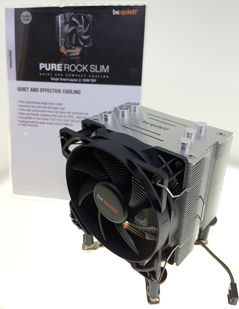 be quiet! Announces New Pure Rock Slim Air CPU Cooler
