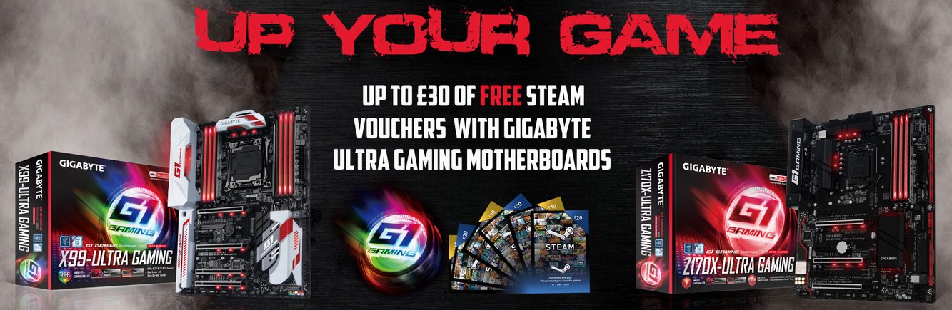 Gigabyte Offering Steam Vouchers With Select Motherboard Purchases In UK