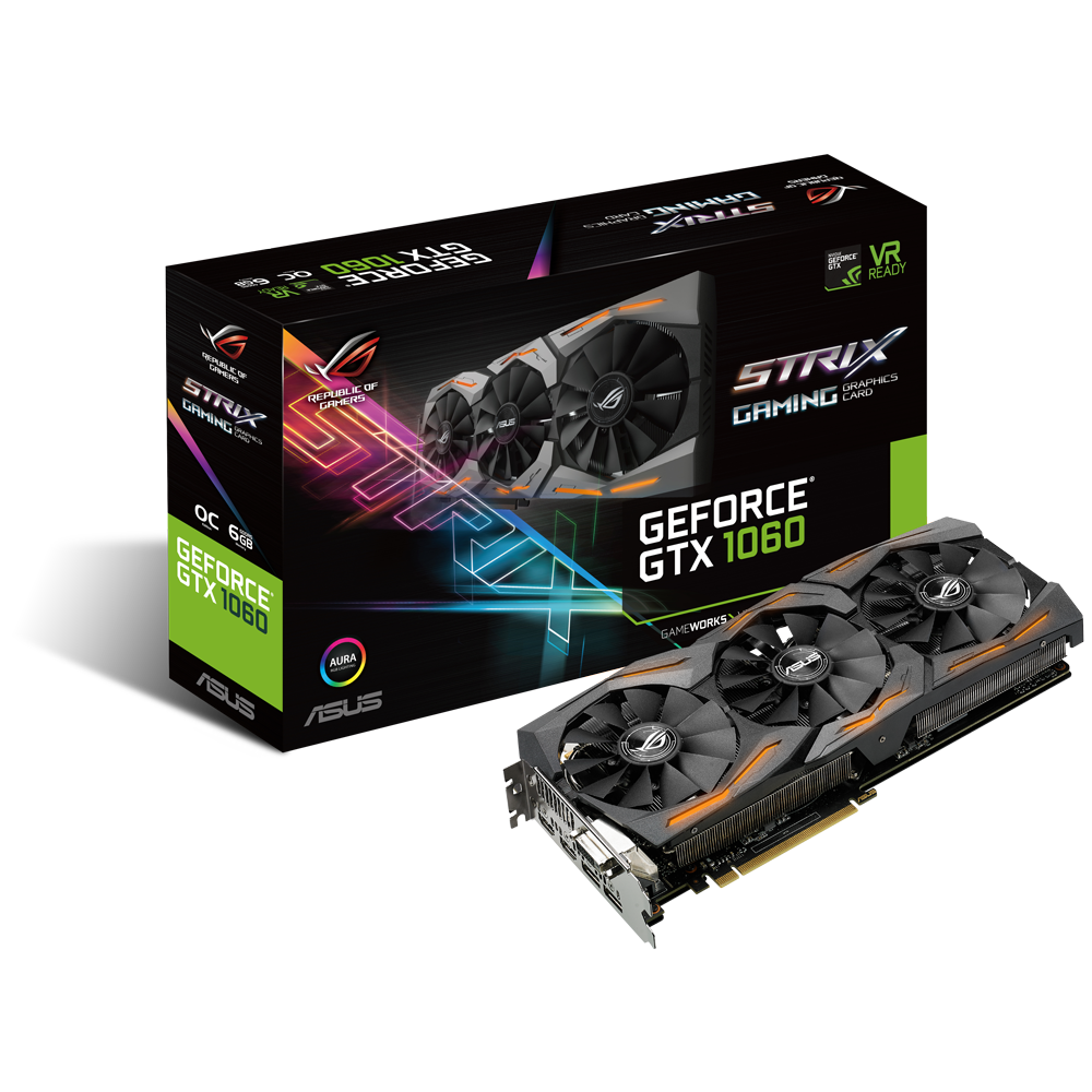ASUS Republic of Gamers Announces Strix GeForce GTX 1060