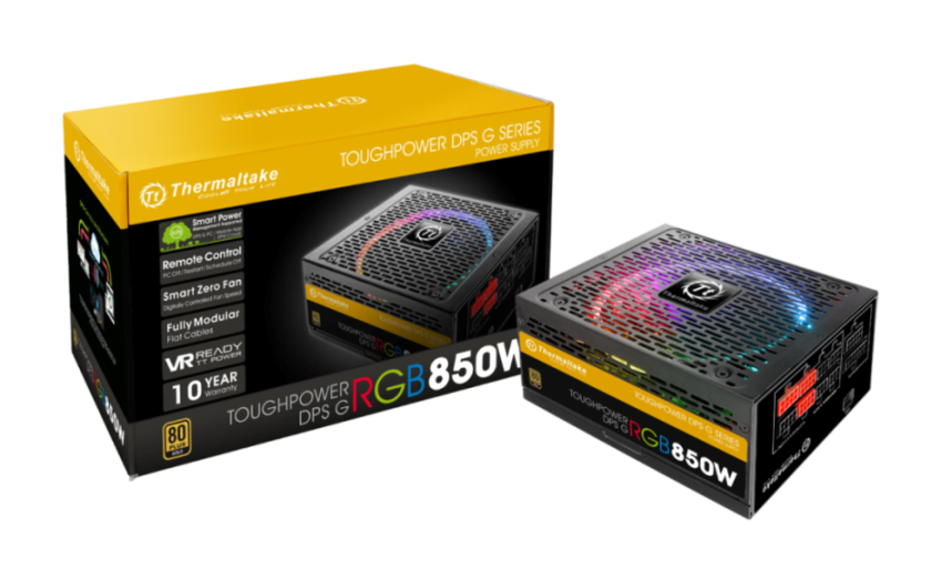 New Thermaltake Toughpower DPS G RGB Gold Series