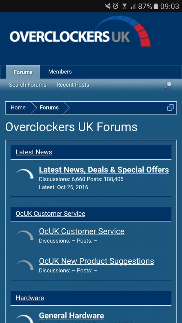 Overclockers UK Mobile Friendly Forum Coming Soon?