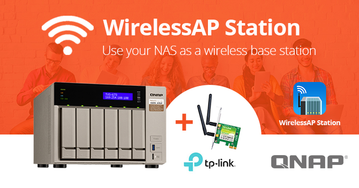 Use your QNAP NAS as a Wireless Base Station with the new WirelessAP Station