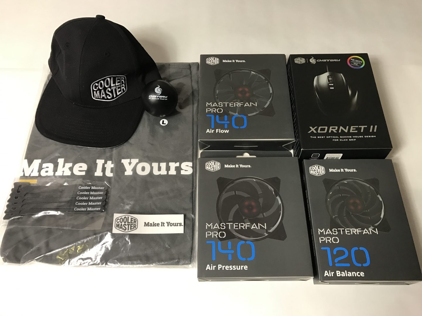 Cooler Master Swag Pack Giveaway – Fans, Shirt, Hat, Mouse and More!