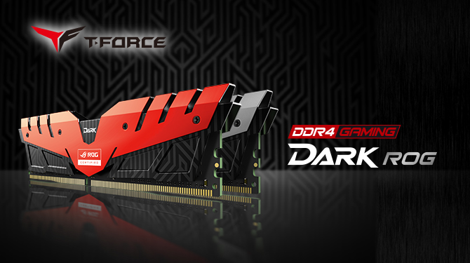 Team Group Officially Announces the T-FORCE DARK Series Memory