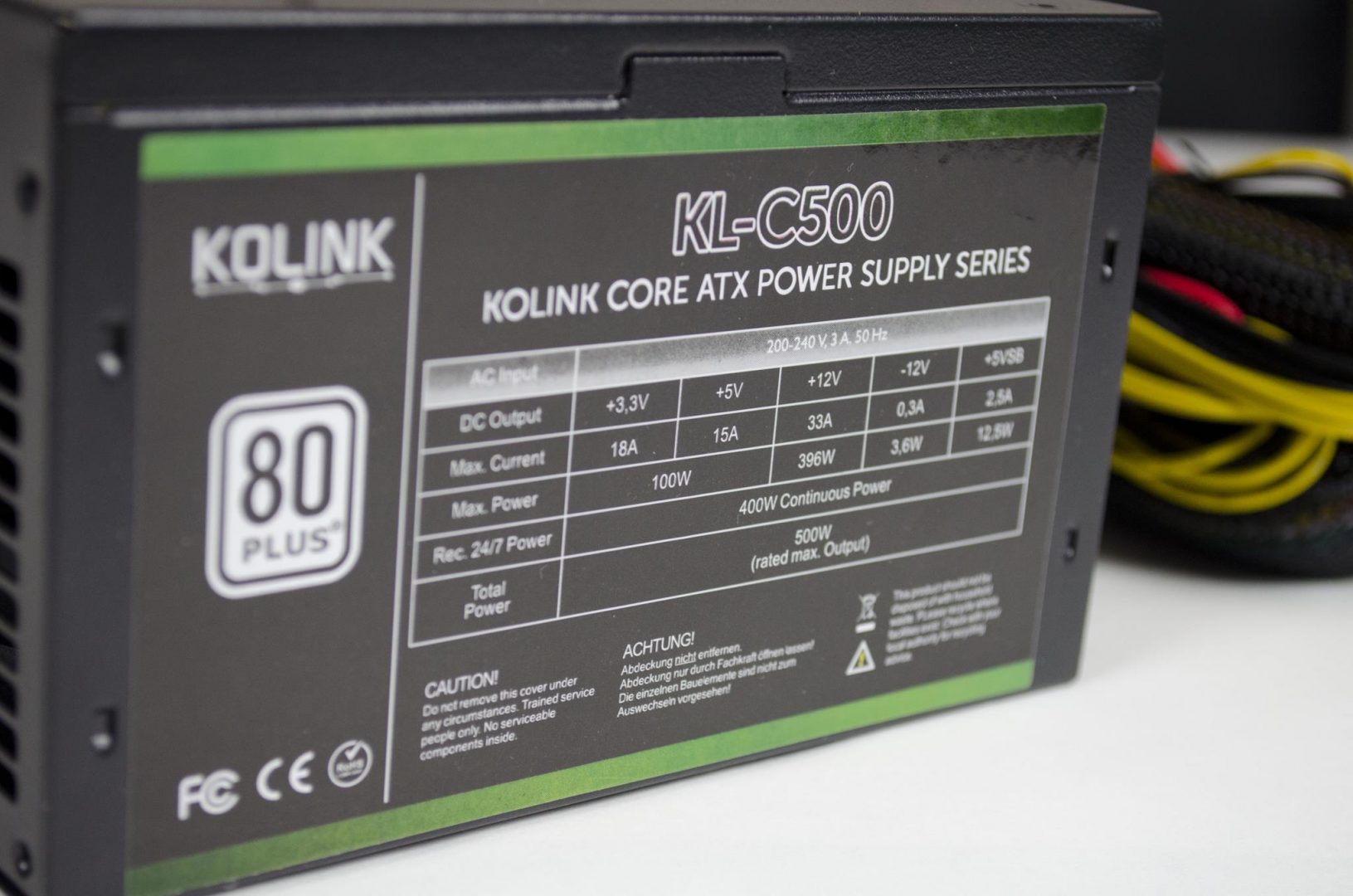 Kolink Core Series 500W PSU Overview