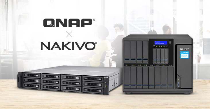 QNAP and NAKIVO Jointly Provide an All-in-one Backup Solution for VM Backup