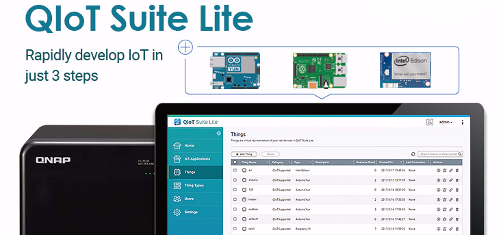 QNAP Releases QIoT Suite Lite (Beta) – QNAP’s Private IoT Cloud Solution