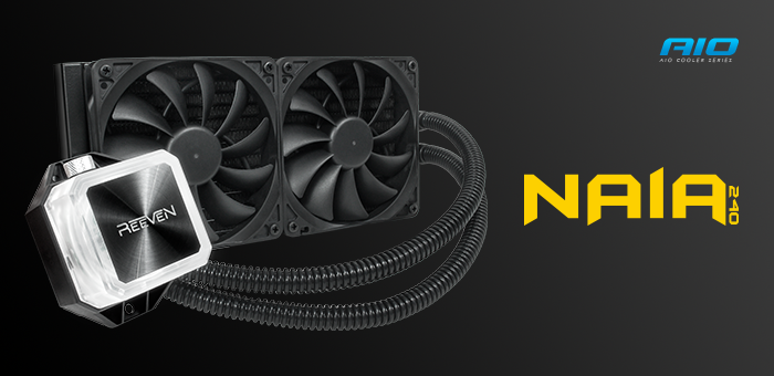 Reeven Announces NAIA 240 AIO CPU Cooler