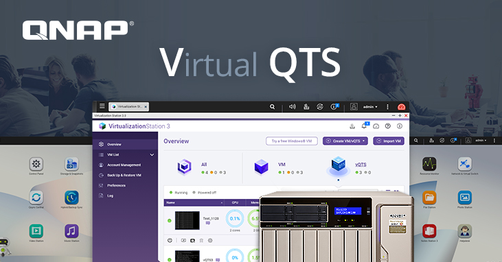 QNAP Introduces vQTS: Initially Available for TS-x77 Ryzen™ NAS to Run Multiple Virtual QTS Systems QI