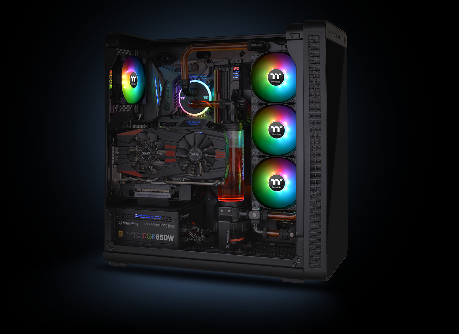 Thermaltake Releases New Pure Plus 12 LED RGB Radiator Fan TT Premium Edition