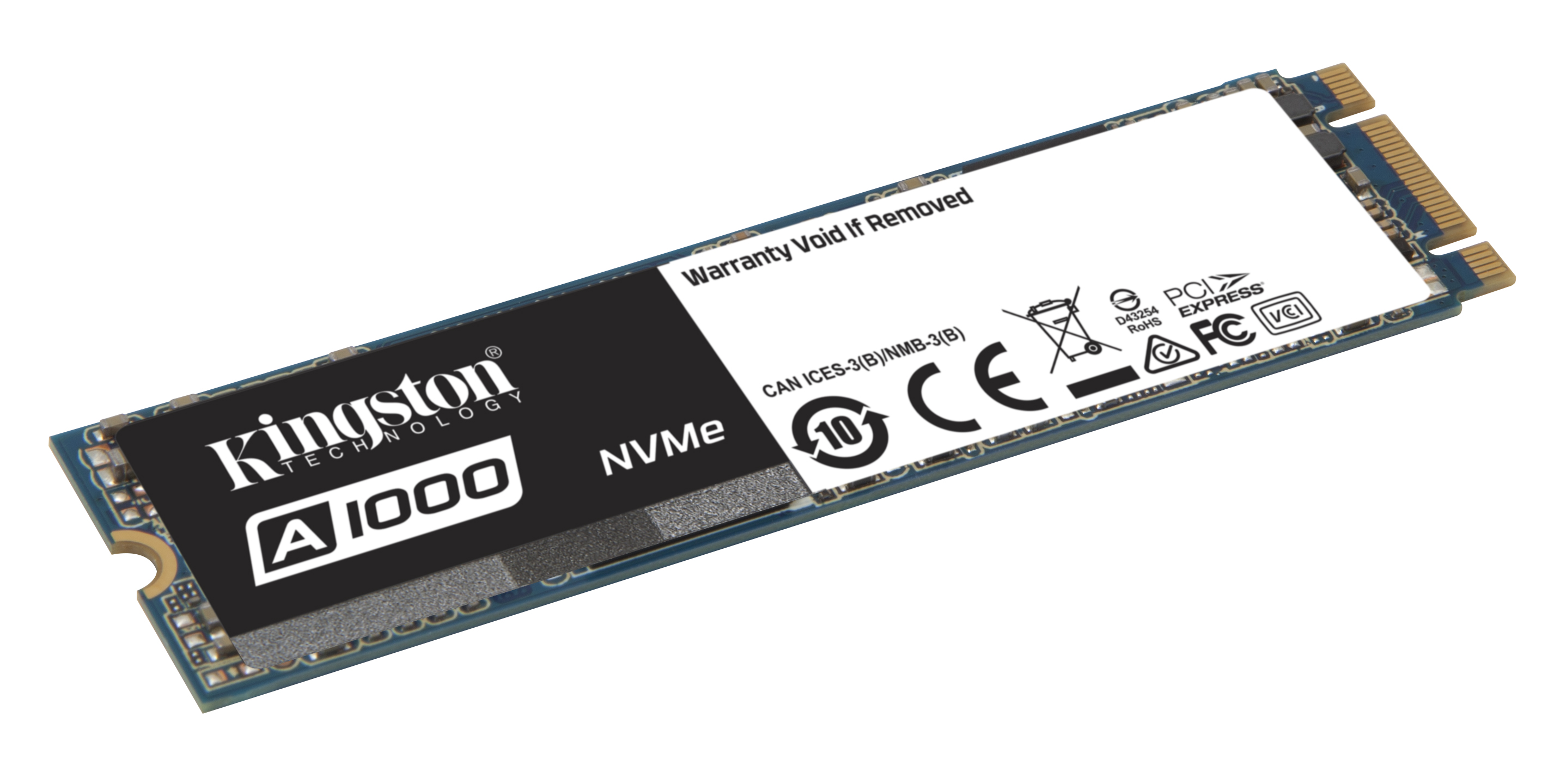 Kingston Introduces Entry-level NVMe PCIe SSD